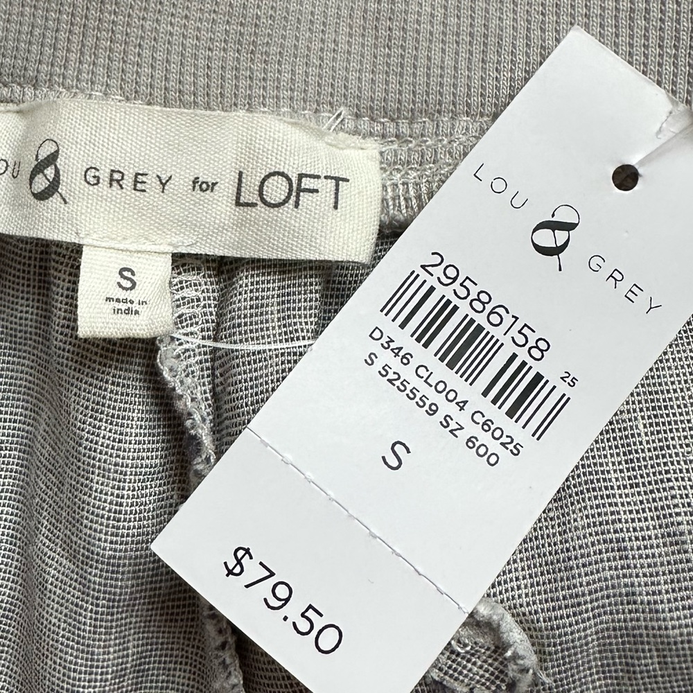 Lou & Grey Drawstring Linen-Blend Pants - Picture 5 of 6